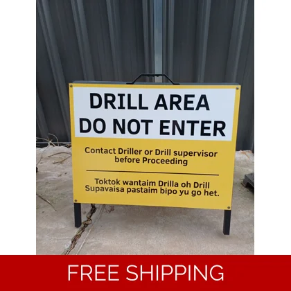 600x450 Metal A-Frame Sign Printed
